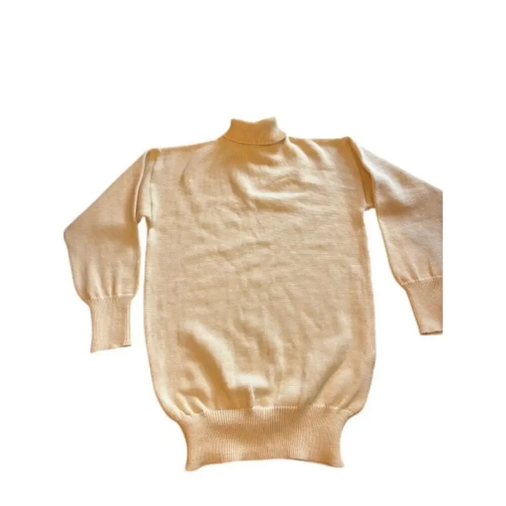 Niffi Sweater Mens XL 100% Pure New Wool Turtleneck Made England‎ Knit Fisherman